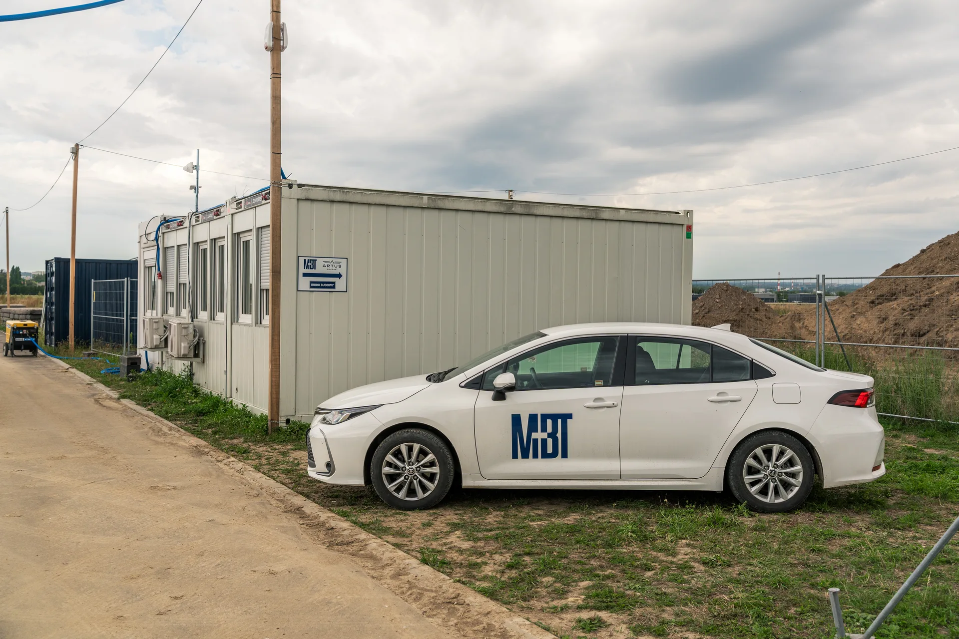 MBT-Arbeit auf der Baustelle
